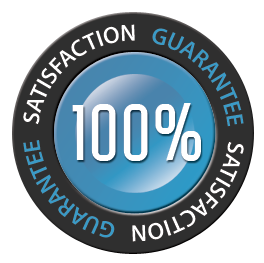 100% satisfaction guarantee