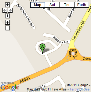 Map showing Scotspray Bodyshop at Fisherrow Industrial Estate, Musselburgh